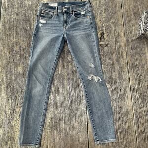 Gap True Skinny Mid Rise Denim Jeans Size 26/2r